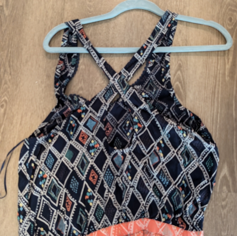 Roxy Sun Kissed Romper Cross Back Romper